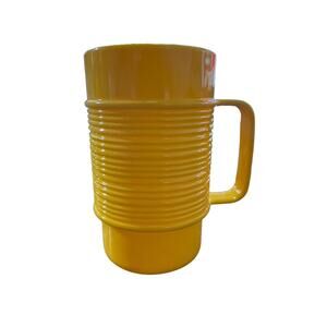 Rubbermaid Vintage Melamine Yellow Ribbed Cup #3829 Plastic Replacement